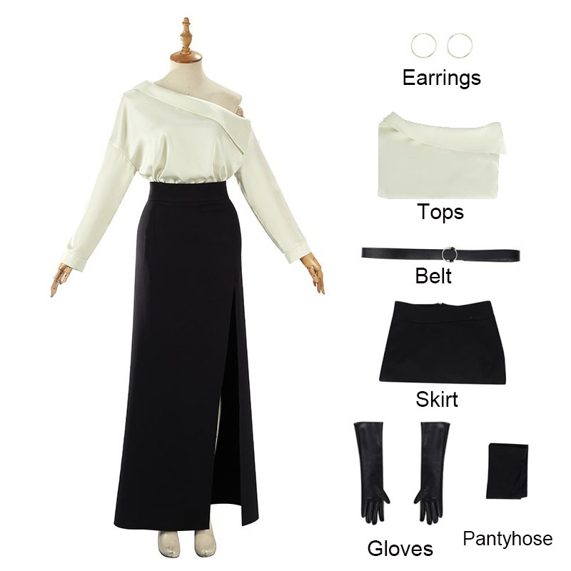 Woman Formal Wear - ชุดคอสเพลย์เกมสยองขวัญ Requiem Grace สำหรับงานอนิเมะและเกมเอ็กซ์โป ชุดทางการของแอชครอฟท์ สำหรับงานปาร์ตี้ฮาโลวีน