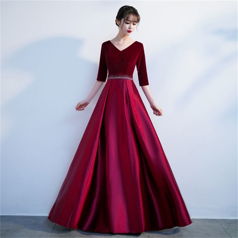 Woman Formal Wear - ชุดเดรสยาวสำหรับนักร้องประสานเสียงชุดเดรสยาวสไตล์วิทยาลัยชุดเดรสสุดหรู