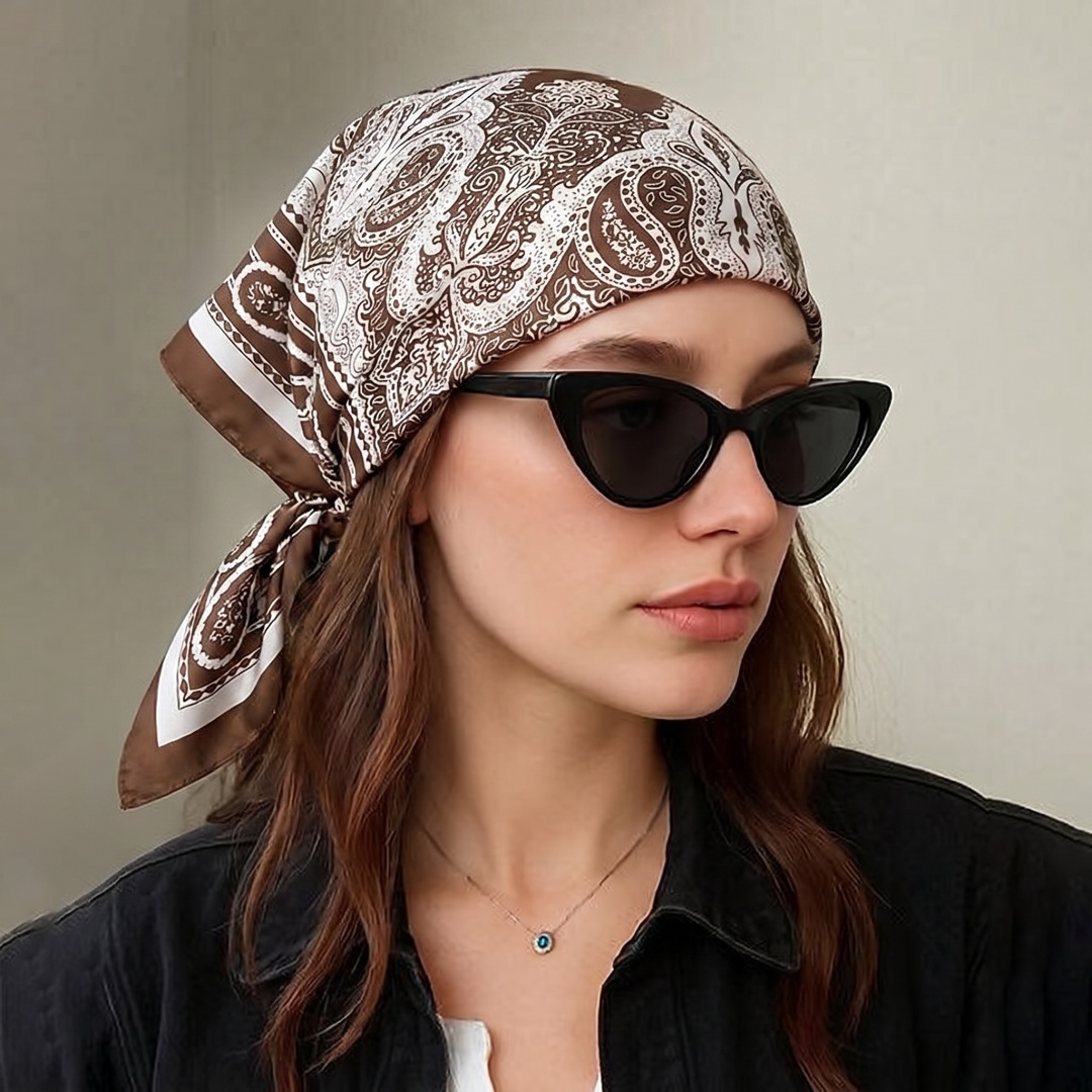 Women Formal Wear Hijab - ผ้าพันคอผู้หญิง ฮิญาบ ผ้าโพกศีรษะ ผ้าเช็ดหน้า ผ้าพันคอไหม ผ้าพันคอหรูหรา