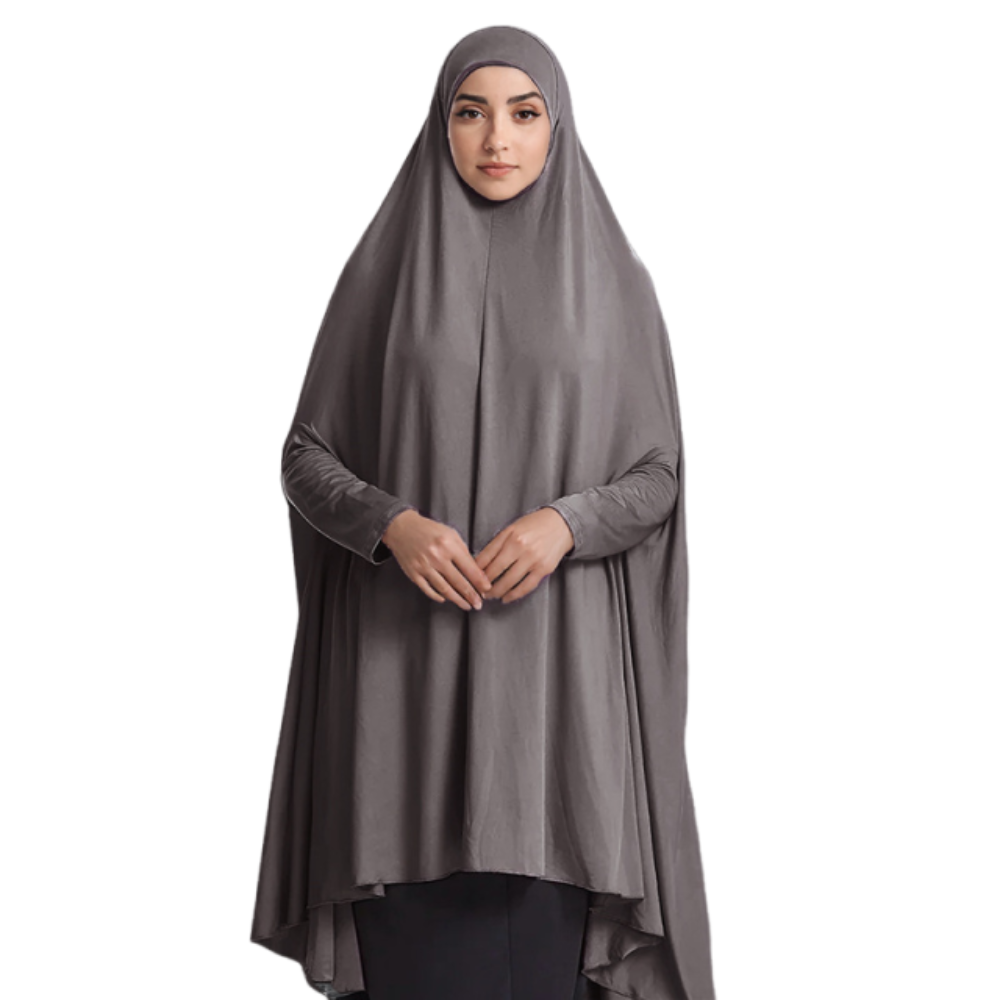 Women Formal Wear Hijab - ชุดคาฟตันแบบเรียบง่ายสำหรับชาวมุสลิม ชุดคลุมมิดชิด สง่างาม ปกปิดมิดชิด พร้อมฮิญาบ ชุดอิสลามแบบดั้งเดิมสำหรับผู้หญิง