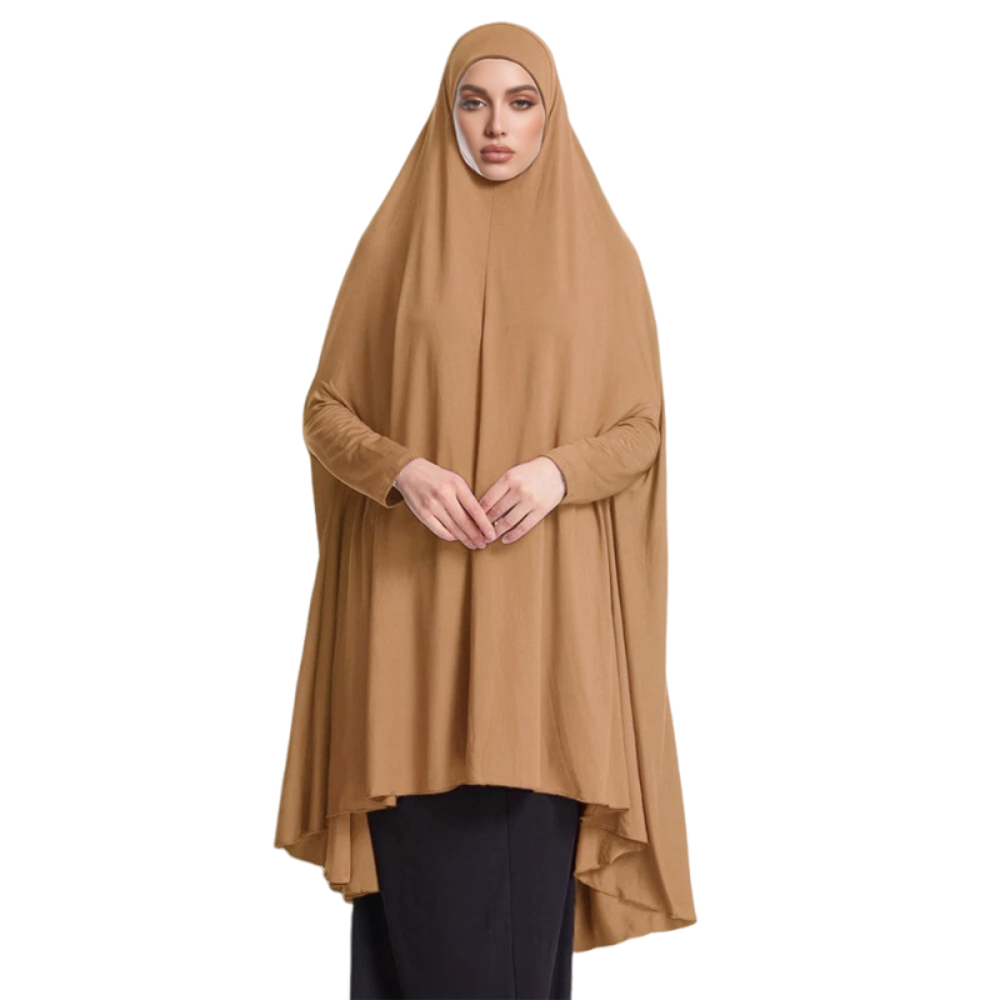 Women Formal Wear Hijab - ชุดคาฟตันแบบเรียบง่ายสำหรับชาวมุสลิม อบายะห์สวยสง่า เรียบร้อย สวมใส่ได้ในโอกาสทางการ ผ้าเนื้อนุ่ม คลุมมิดชิด