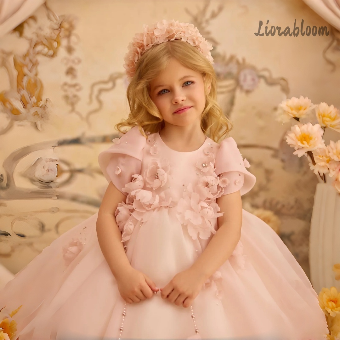 Woman Formal Wear - ชุดเดรสเจ้าหญิงกระโปรงบานสำหรับเด็กผู้หญิง ชุดเพื่อนเจ้าสาว ชุดงานแต่งงาน