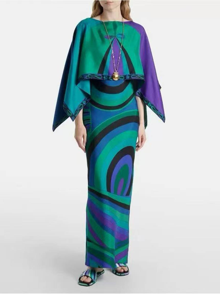 ชุดเซ็ตสองชิ้นลายพิมพ์นามธรรมส - Woman Formal Wear บทวิจารณ์และราคา