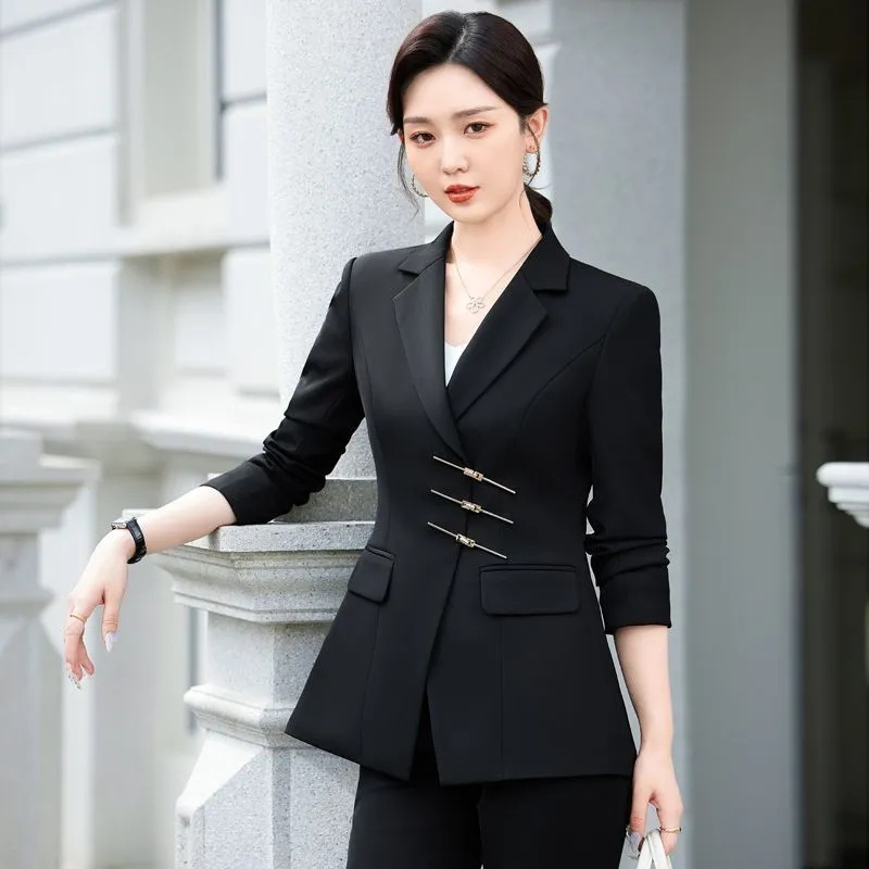 2025 แฟชั่นสีขาวสีแดงสีดําเสื้ - Women Formal Wear Black And White บทวิจารณ์และราคา
