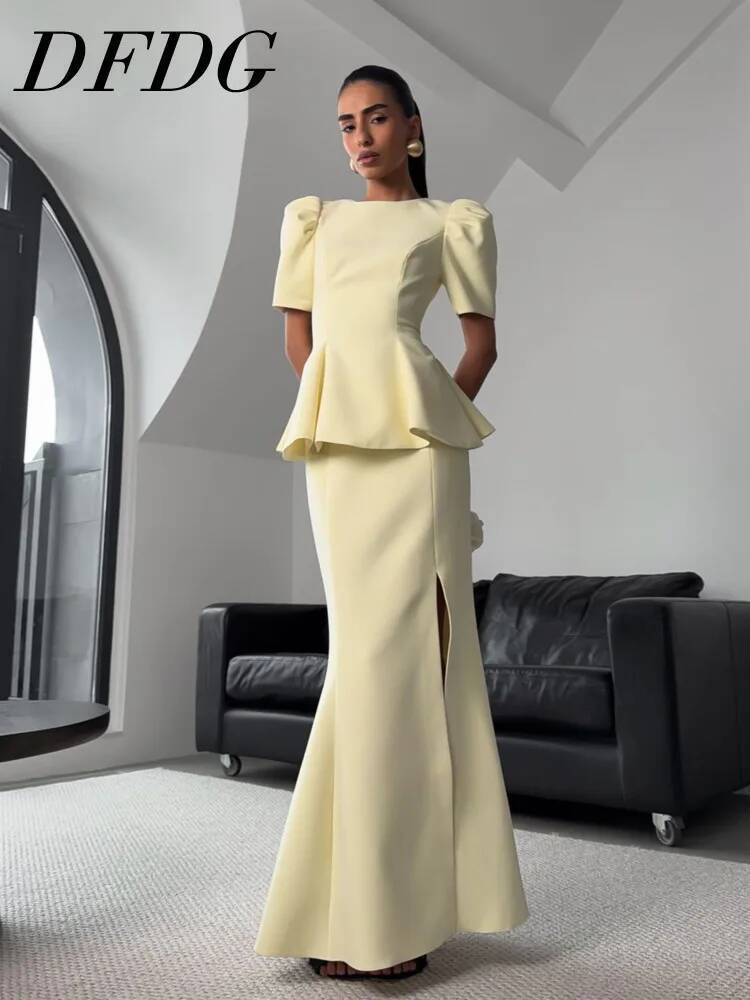 ชุดเซ็ต DFDG สำหรับผู้หญิง ฤดู - Woman Formal Wear บทวิจารณ์และราคา