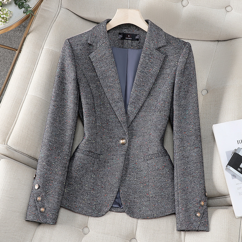 เสื้อเบลเซอร์ผู้หญิง แจ็คเก็ตแ - Women Formal Wear Coat บทวิจารณ์และราคา
