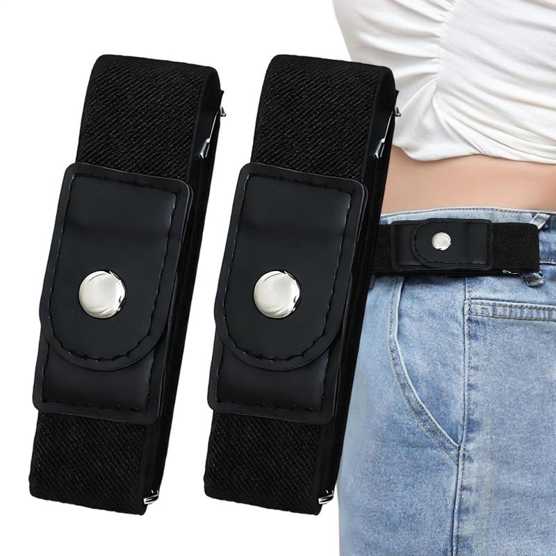 เข็มขัดยางยืดแบบไม่มีหัวเข็มขั - Women Formal Wear With Jeans บทวิจารณ์และราคา