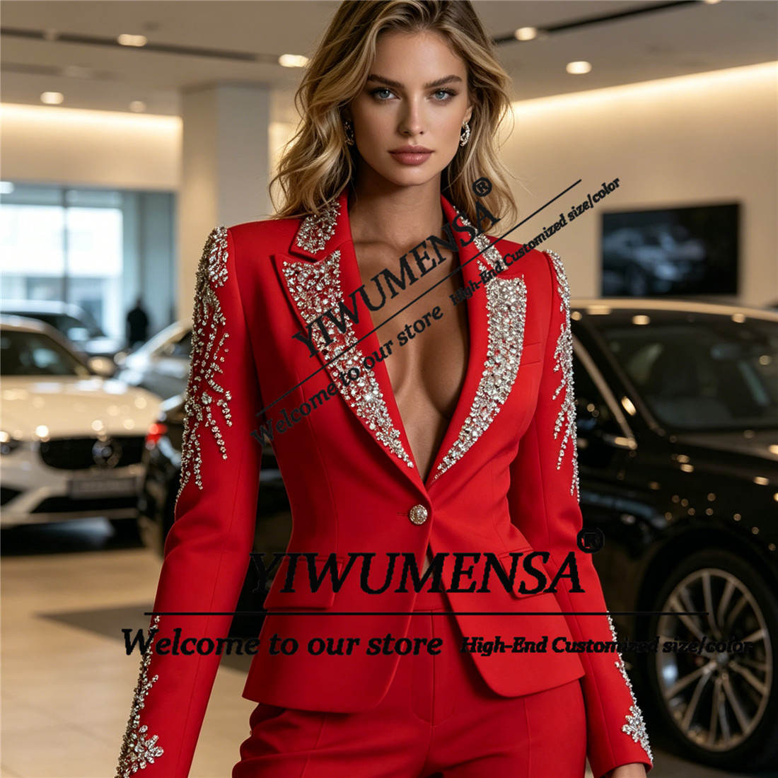 ชุดสูทผู้หญิงหรูหรา 2 ชิ้น ประ - Woman Formal Wear บทวิจารณ์และราคา
