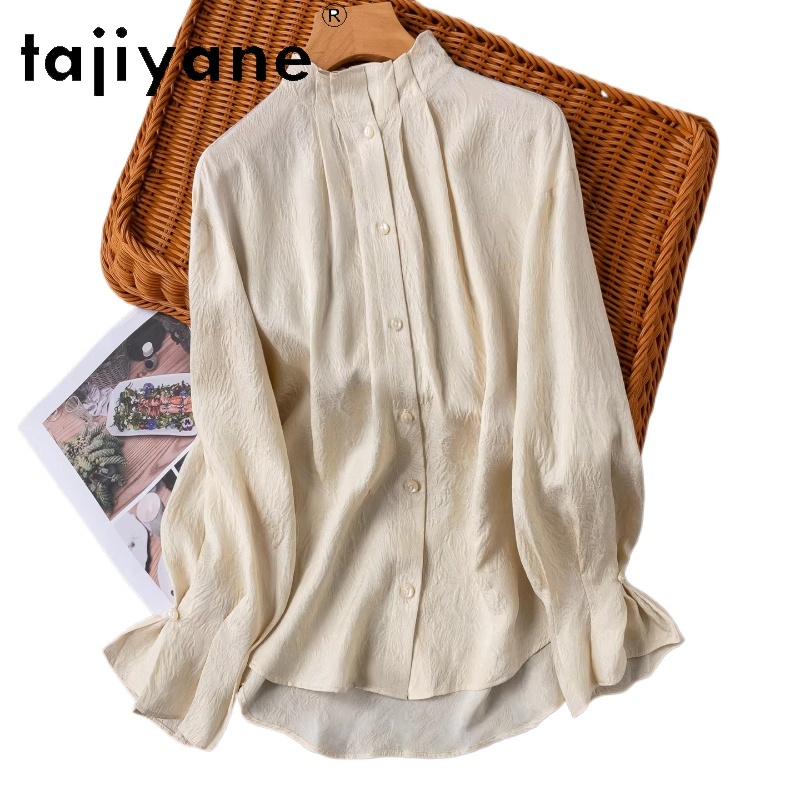 TAJIYANE เสื้อเชิ้ตผ้าไหมหม่อน - Silk Blouse Button บทวิจารณ์และราคา