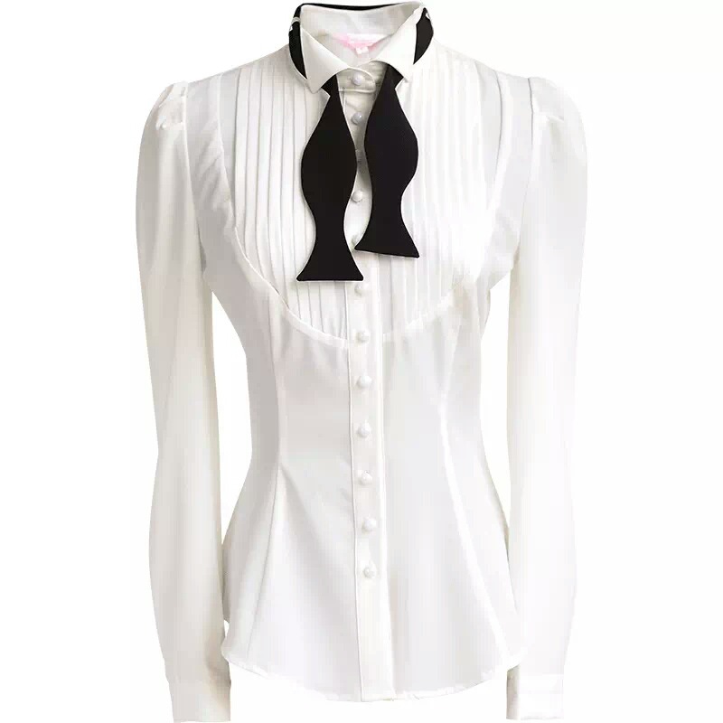 โบว์ไทผูกสำเร็จรูปสำหรับผู้ชาย - Women Formal Wear Black And White บทวิจารณ์และราคา