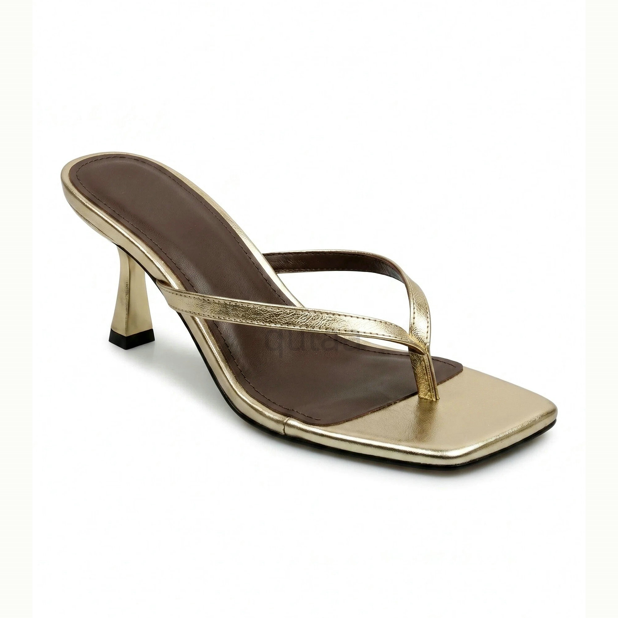 QUTAA นิวส์แฟชั่นรองเท้าแตะผู้ - Kitten Heel Women บทวิจารณ์และราคา
