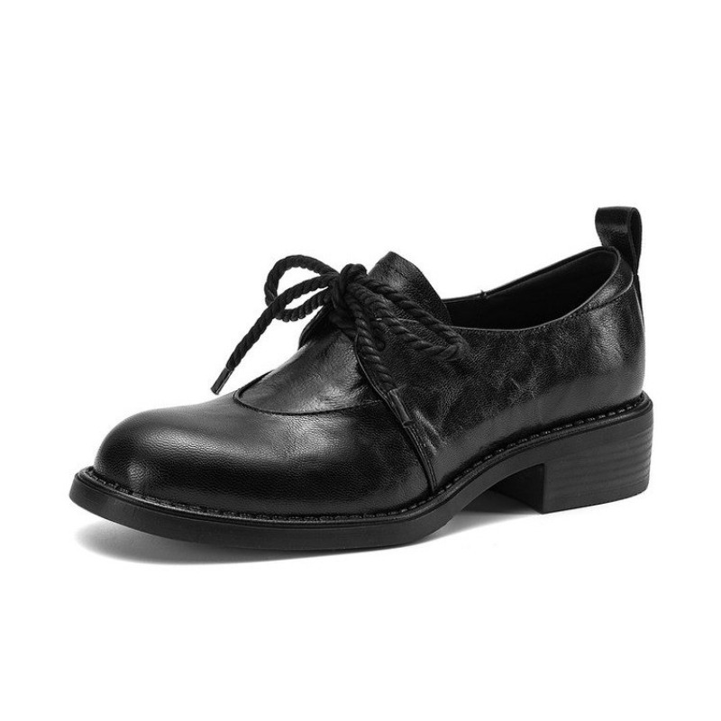 รองเท้าโลฟเฟอร์แบบผูกเชือกสไตล - Kitten Heel Women บทวิจารณ์และราคา