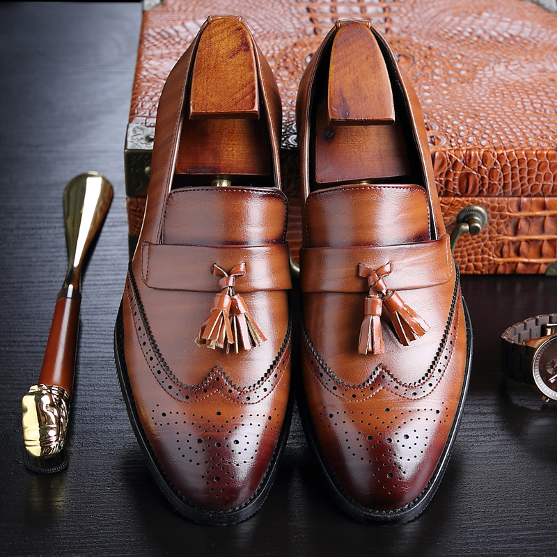 รองเท้าโลฟเฟอร์หนังแท้แบบคลาสส - Women Formal Office Wear Shoes บทวิจารณ์และราคา