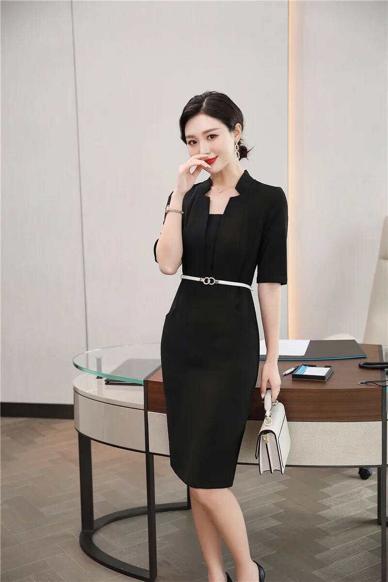 ชุดเดรสทรงเข้ารูปสไตล์สาวออฟฟิ - Women Formal Wear H&M บทวิจารณ์และราคา