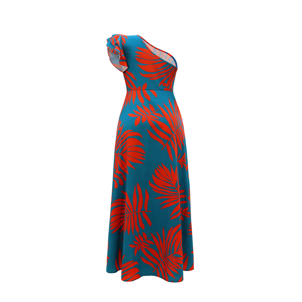 หนึ่งไหล่ Tropical พิมพ์ Maxi  - Women Formal Wear Zara บทวิจารณ์และราคา