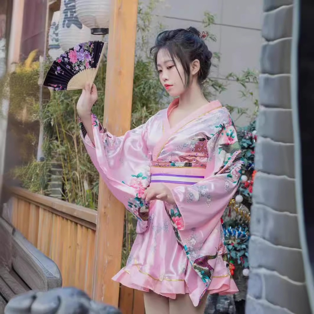 ชุดกิโมโนยูกาตะสีแดงสำหรับผู้ห - Women Formal Wear Photoshoot บทวิจารณ์และราคา