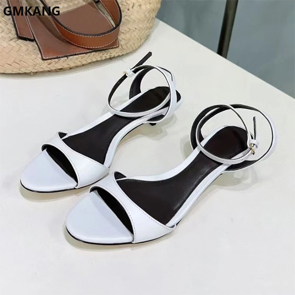 GMKANG รองเท้าแตะส้นเตี้ยสำหรั - Kitten Heel Women บทวิจารณ์และราคา