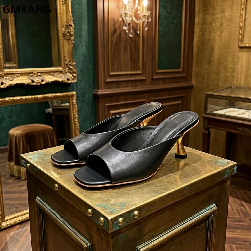 รองเท้าแตะส้นเตี้ยแบบสวมสำหรับ - Kitten Heel Women บทวิจารณ์และราคา