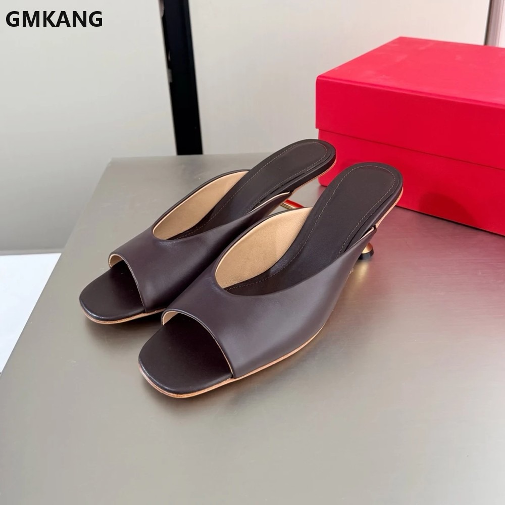 รองเท้าแตะส้นเตี้ยแบบสวมสำหรับ - Kitten Heel Women บทวิจารณ์และราคา