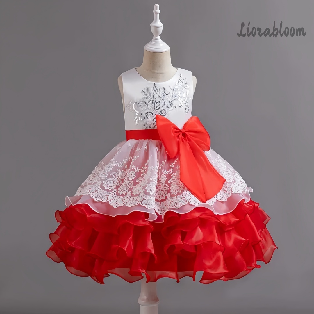 ชุดเดรสเด็กผู้หญิงพร้อมโบว์ขนา - Woman Formal Wear บทวิจารณ์และราคา