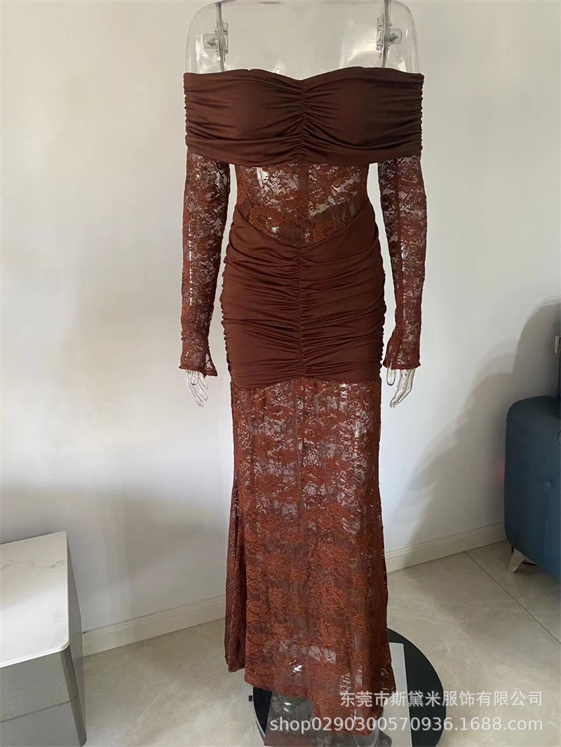 เซ็กซี่ลูกไม้ Mermaid ผู้หญิงช - Formal Wear Gowns For Women บทวิจารณ์และราคา