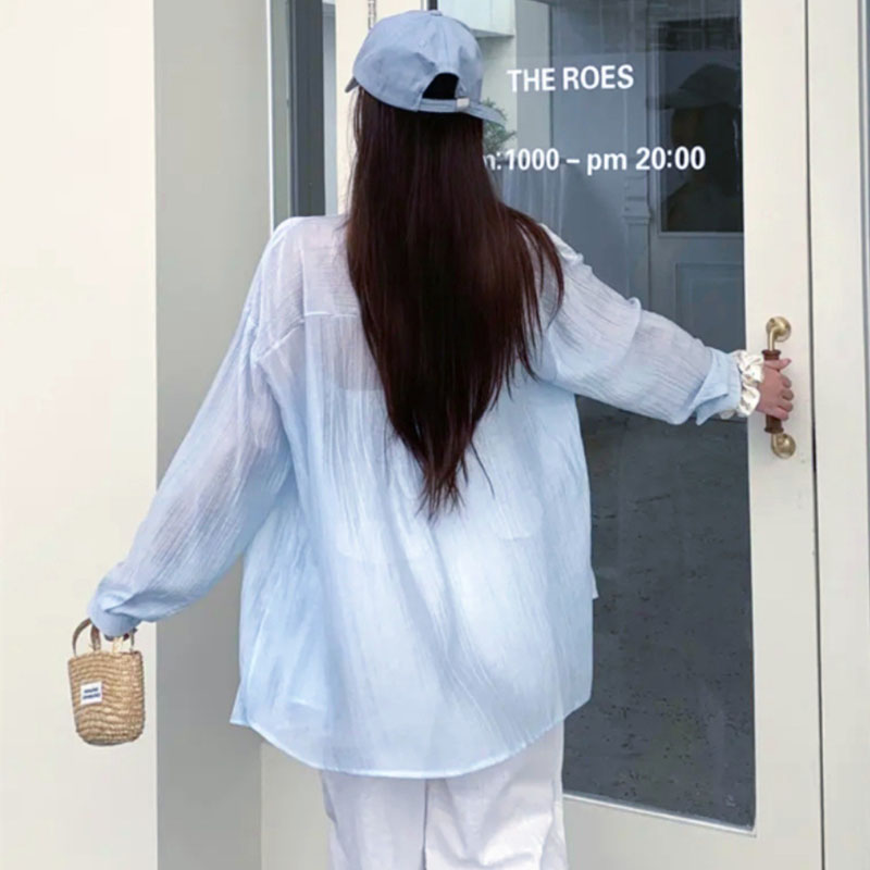 เสื้อผู้หญิงสไตล์ลำลองหลวมๆ รุ - Silk Blouse Button บทวิจารณ์และราคา