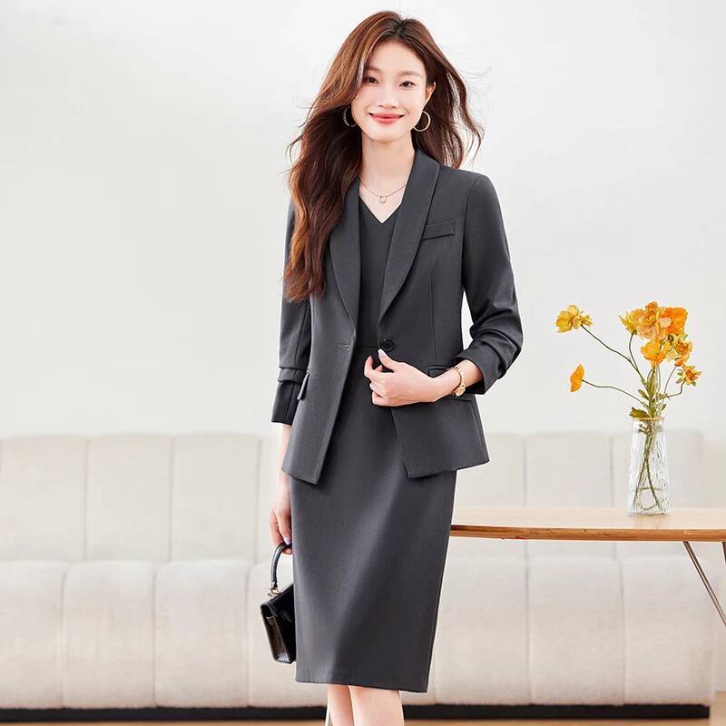 ชุดสูทผู้หญิงผ้าคุณภาพสูง พร้อ - Women Formal Wear Coat บทวิจารณ์และราคา