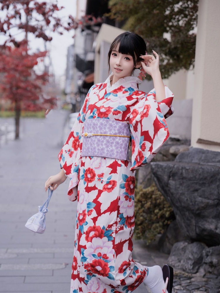 ชุดยูกาตะกิโมโนญี่ปุ่นแบบดั้งเ - Women Formal Wear Photoshoot บทวิจารณ์และราคา