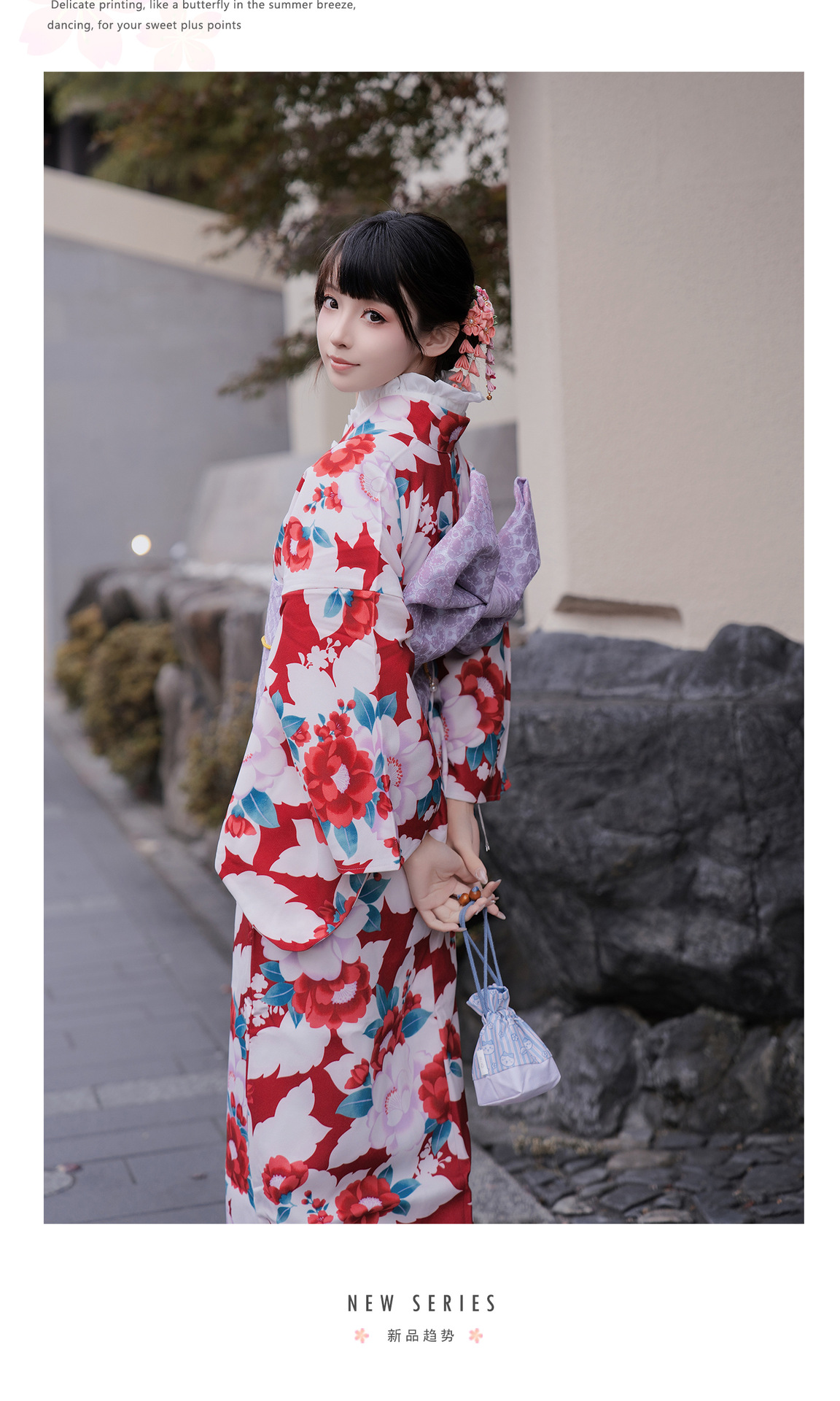 ชุดยูกาตะกิโมโนญี่ปุ่นแบบดั้งเ - Women Formal Wear Photoshoot บทวิจารณ์และราคา