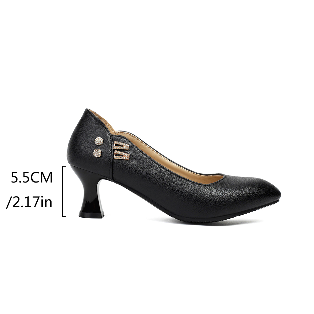 รองเท้าส้นสูงแบบคิตเทนฮีล 5 ซม - Women Formal Office Wear Shoes บทวิจารณ์และราคา