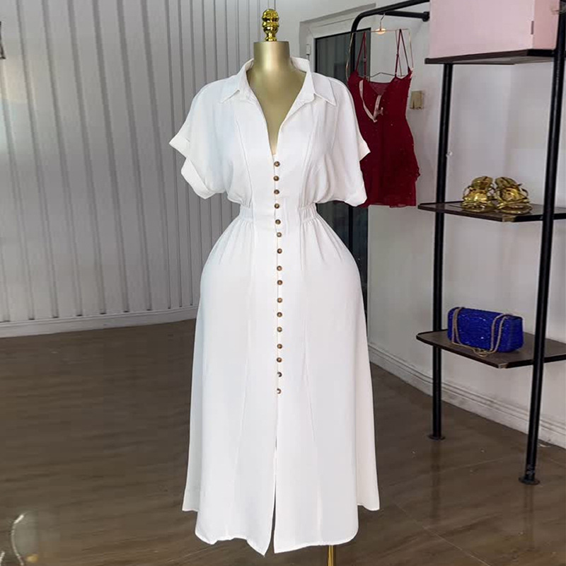 เดรสยาวทรงเอ ผู้หญิง เสื้อเชิ้ - Formal Wear Gowns For Women บทวิจารณ์และราคา