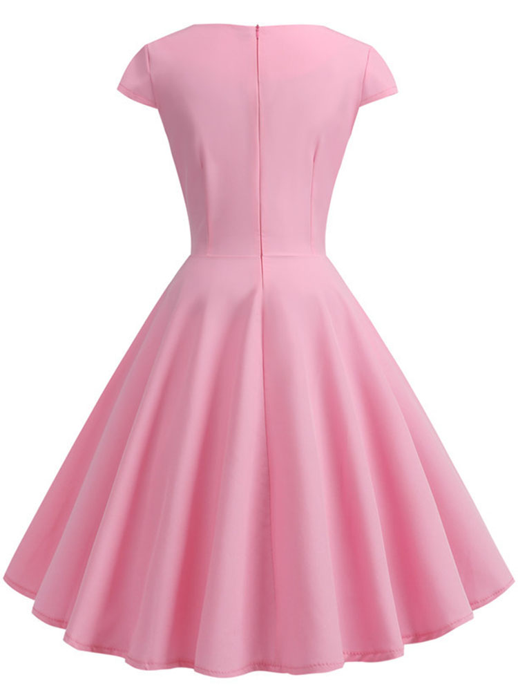 สีชมพูฤดูร้อนผู้หญิง V คอ Vint - Women Formal Wear Zara บทวิจารณ์และราคา