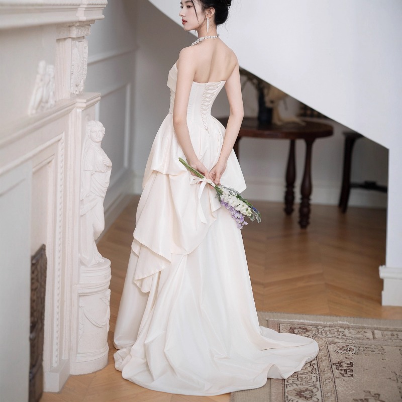 ชุดแต่งงานแบบฝรั่งเศสแบบไม่มีส - Women Formal Wear For Wedding บทวิจารณ์และราคา