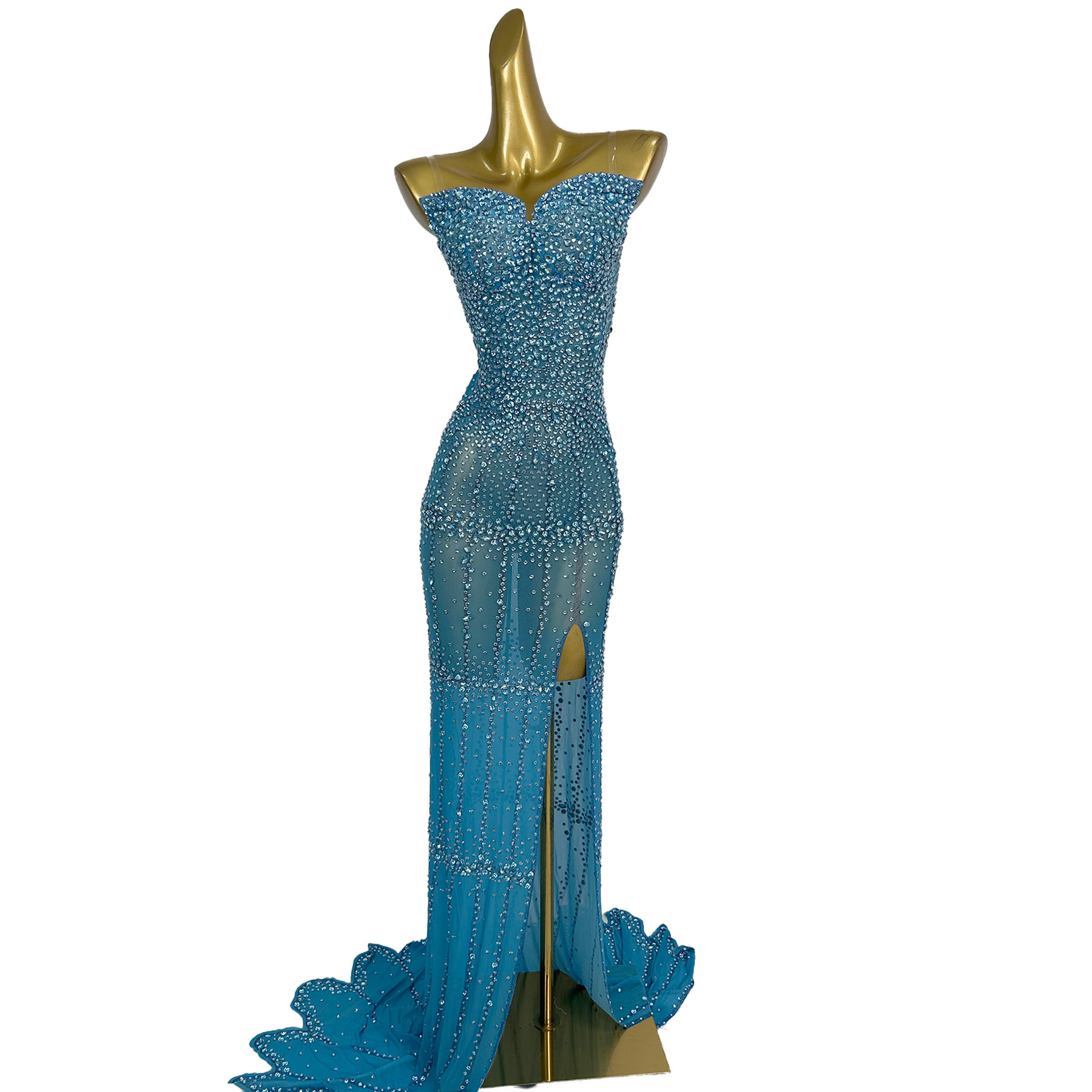 ชุดราตรีคริสตัลวิบวับหรูหราสำห - Women Formal Wear Photoshoot บทวิจารณ์และราคา