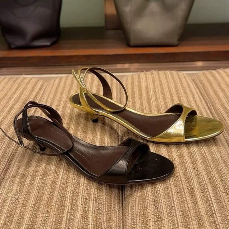 แฟชั่นเซ็กซี่ผู้หญิงรองเท้าแตะ - Kitten Heel Women บทวิจารณ์และราคา
