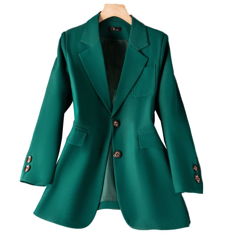 สีฟ้าสีดําสีเขียวผู้หญิงอย่างเ - Women Formal Wear Coat บทวิจารณ์และราคา