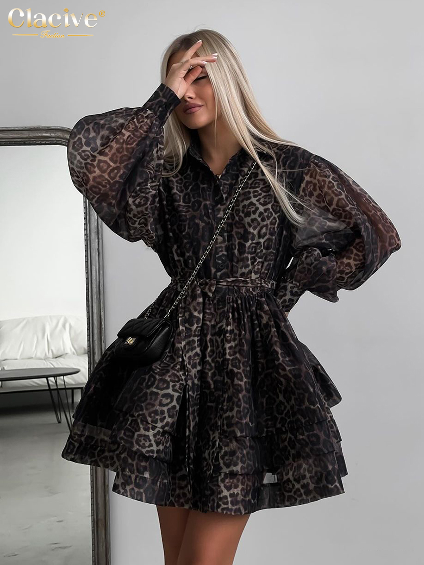 Clacive แฟชั่นเสือดาวพิมพ์ชุดส - Women Formal Wear Zara บทวิจารณ์และราคา