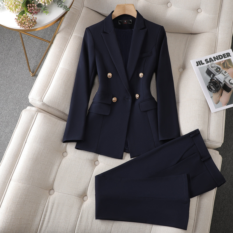 ชุดสูทผู้หญิงสำหรับทำงานในออฟฟ - Women Formal Wear Black And White บทวิจารณ์และราคา